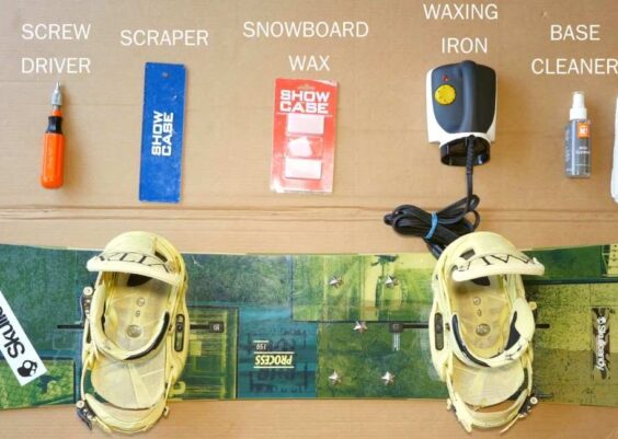 How to wax a snowboard