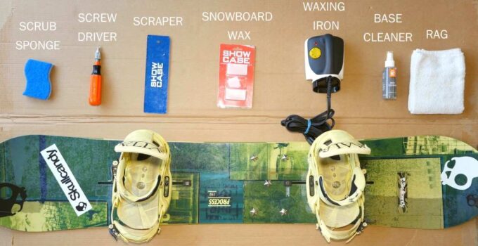 How to wax a snowboard