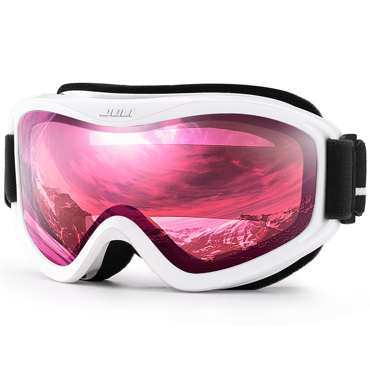 71TV+4cy7RL._SL1300_ Juli Snowboard Goggles with Anti-Fog UV Protection
