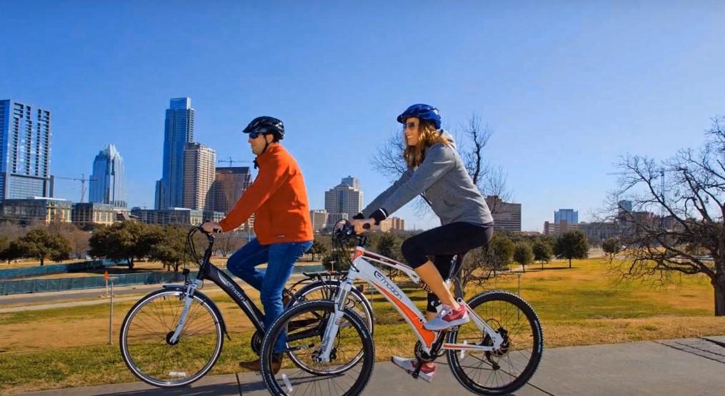 Riding an Electric Bike Riding an Electric Bike