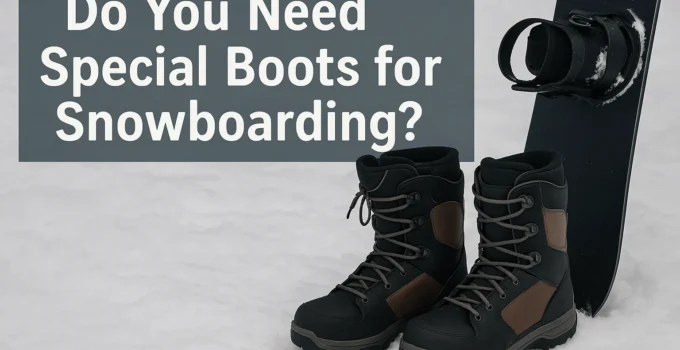 Do You Need Special Boots for Snowboarding Banner