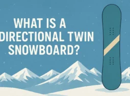 What is a Directional Twin Snowboard banner