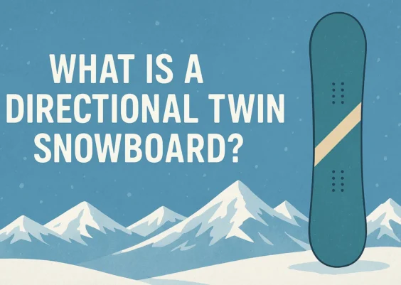 What is a Directional Twin Snowboard banner