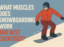 what muscles does snowboarding work