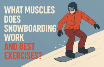 what muscles does snowboarding work