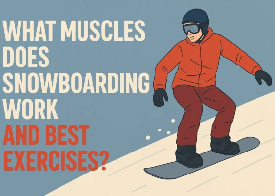 what muscles does snowboarding work