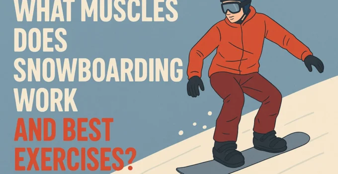 what muscles does snowboarding work