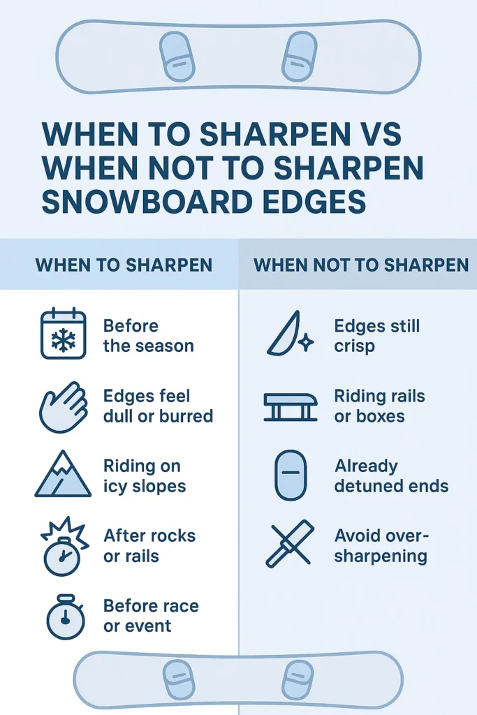 when to sharp and when not to sharp